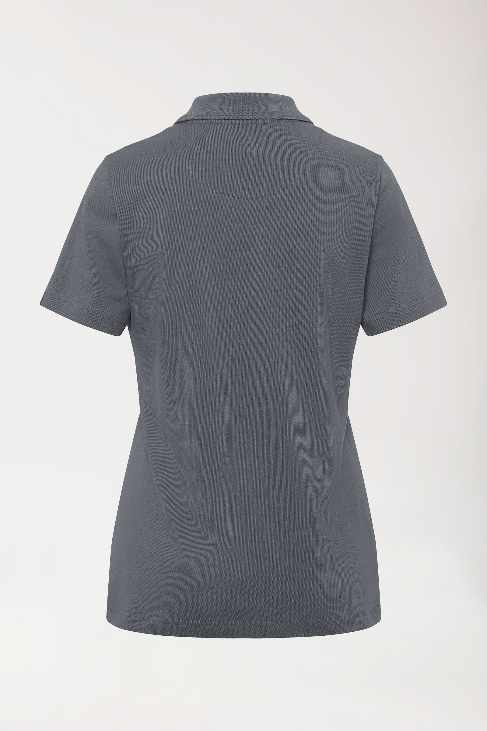 COMFY FLEX Stretch Shirt Damen - Polokragen steingrau