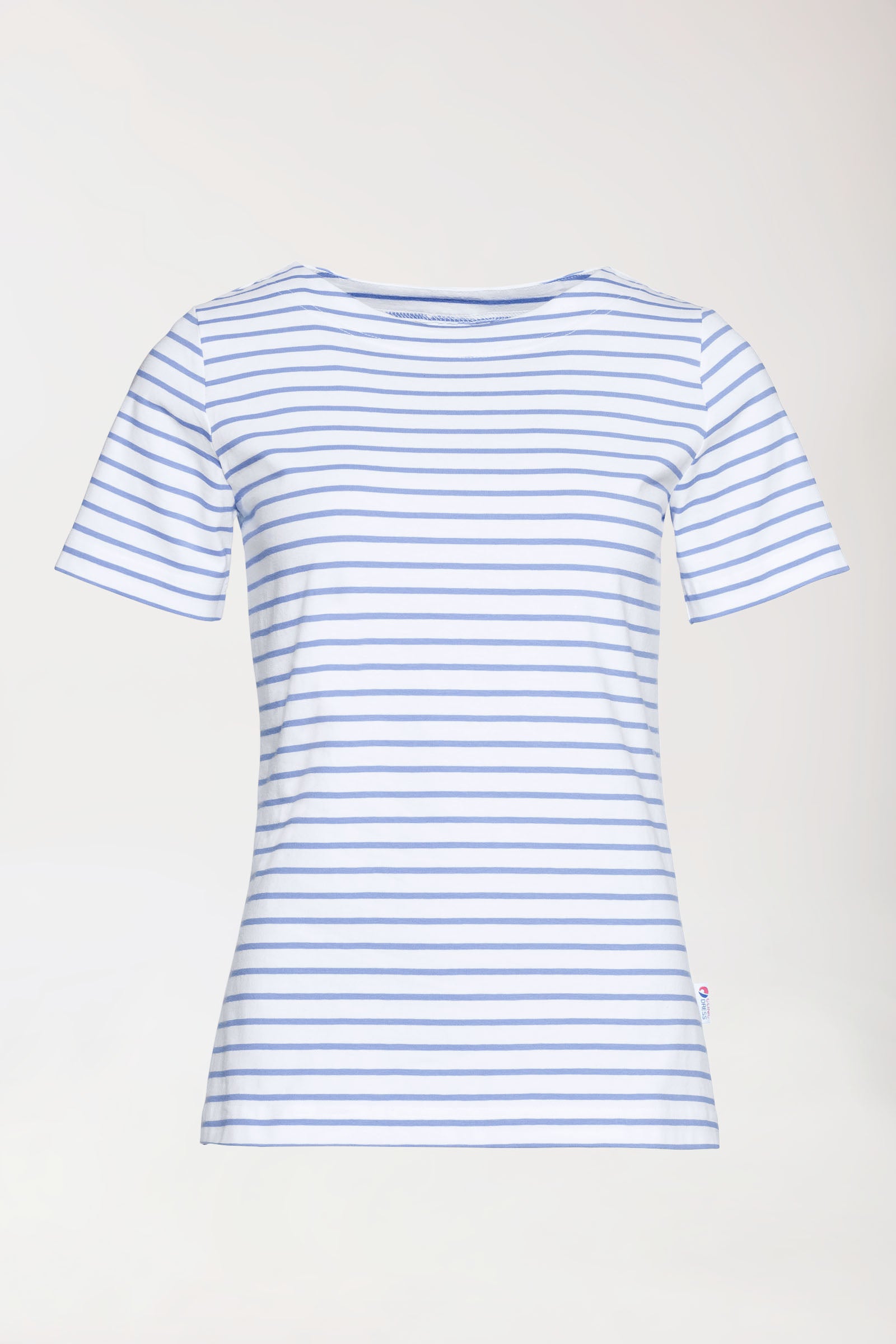 Shirt Damen - 1/2 Arm weiss/blau