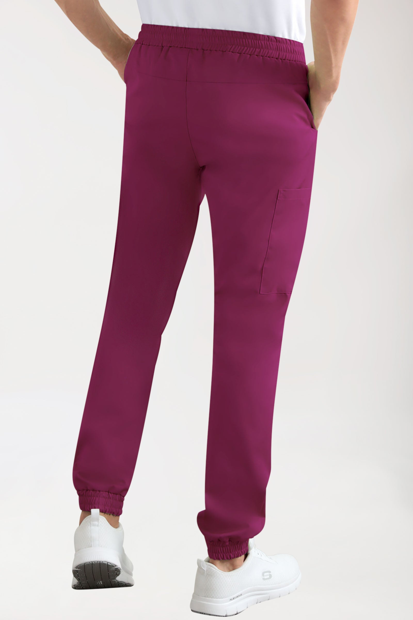 CORE Cargohose Herren - Jogpants Style berry, Vue de dos 