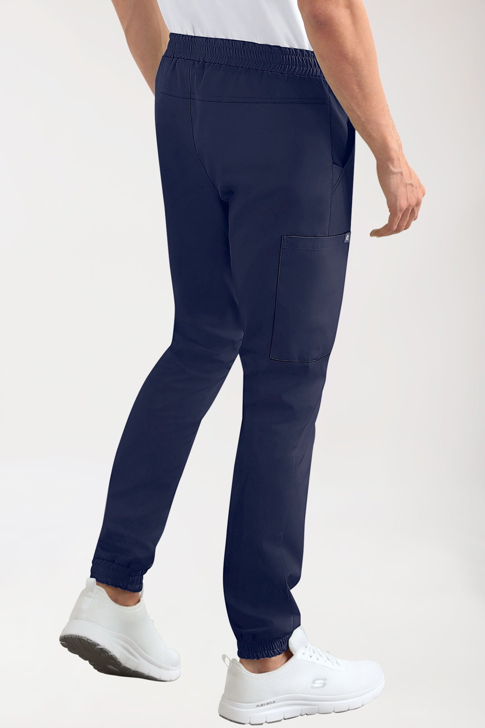 CORE Cargohose Herren - Jogpants Style navy, Rückansicht 