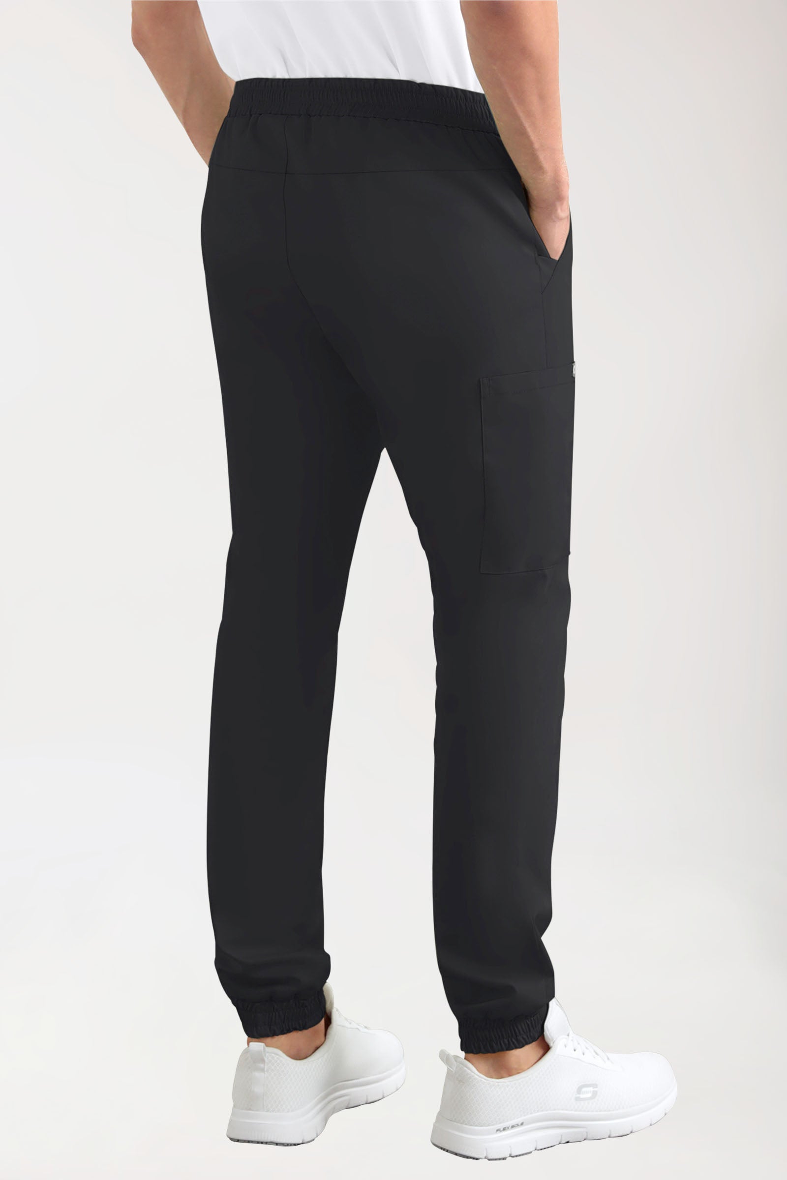 CORE Cargohose Herren - Jogpants Style schwarz, Vue de dos 