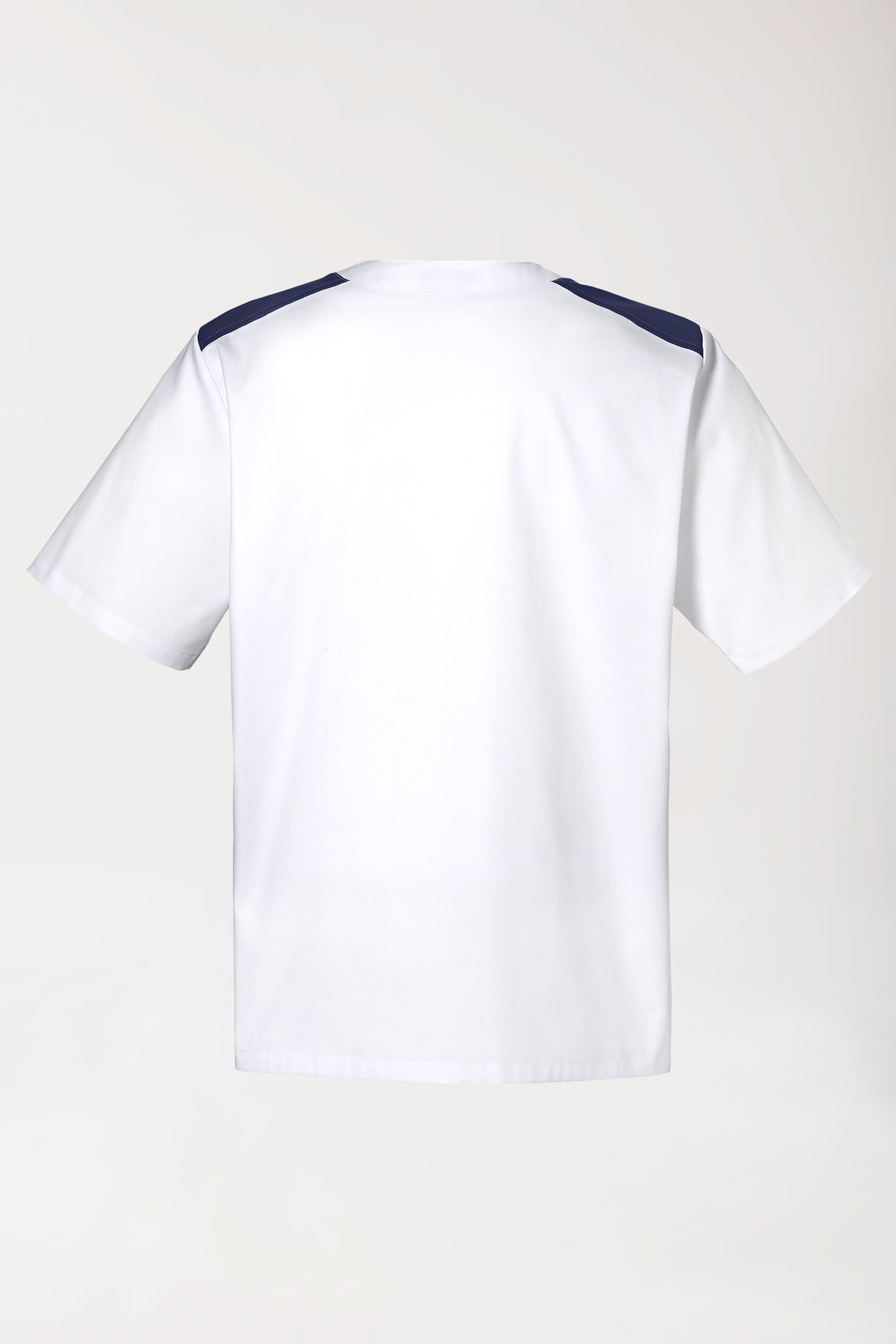 CLINIC STRETCH Schlupfkasack Herren weiss/navy, Vue de dos 