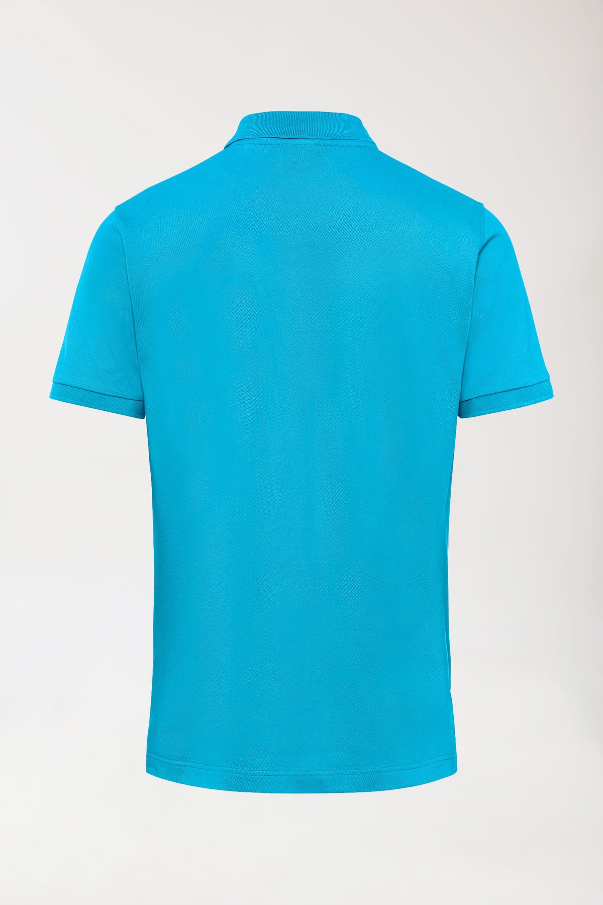 Stretch Shirt Herren - Polokragen türkis, Vue de dos 
