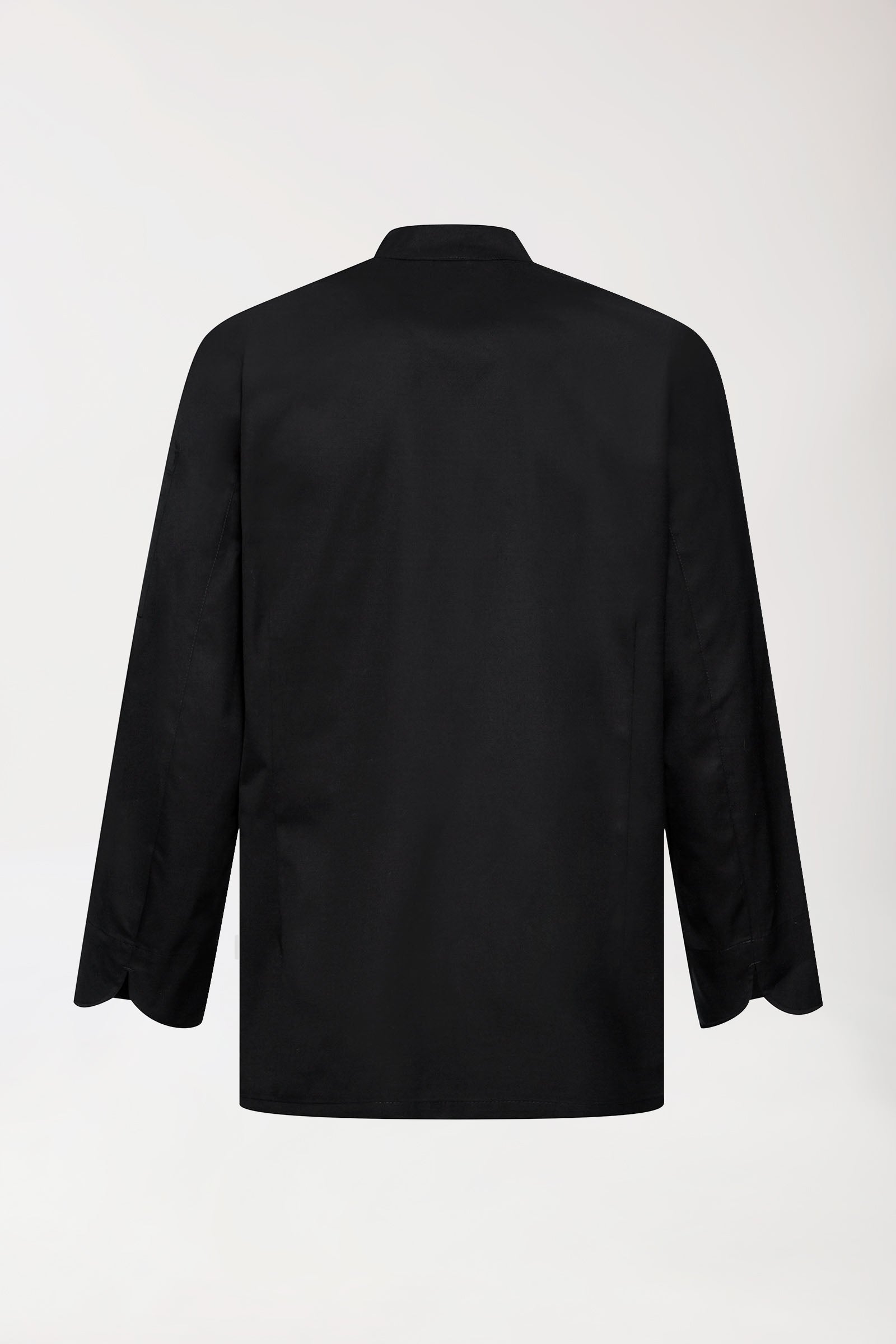 Gastro Kochjacke Herren - 6er Knopfreihe - 1/1 Arm schwarz, Vue de dos 