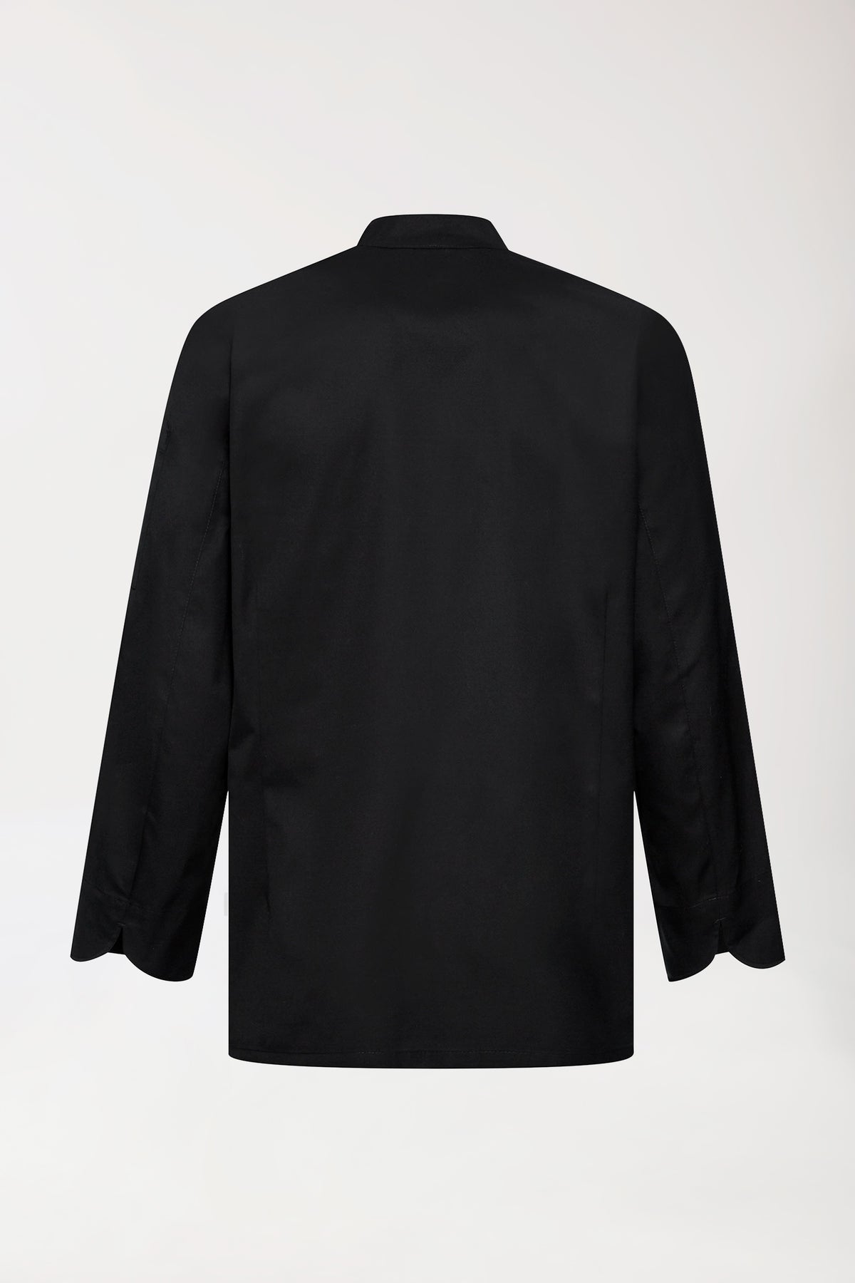 Gastro Kochjacke Herren - 6er Knopfreihe - 1/1 Arm schwarz, Vue de dos 