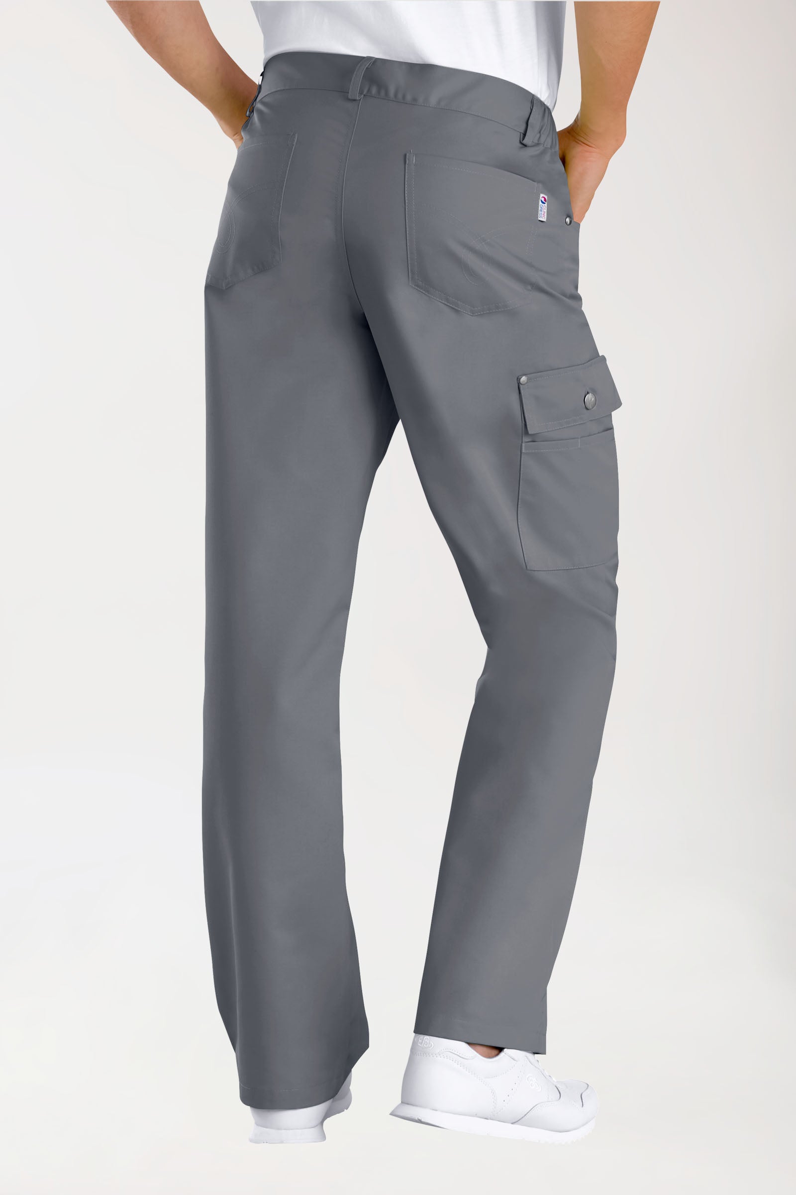 JUST STRONG Hose Unisex - Teilgummibund steingrau, Vue de dos 