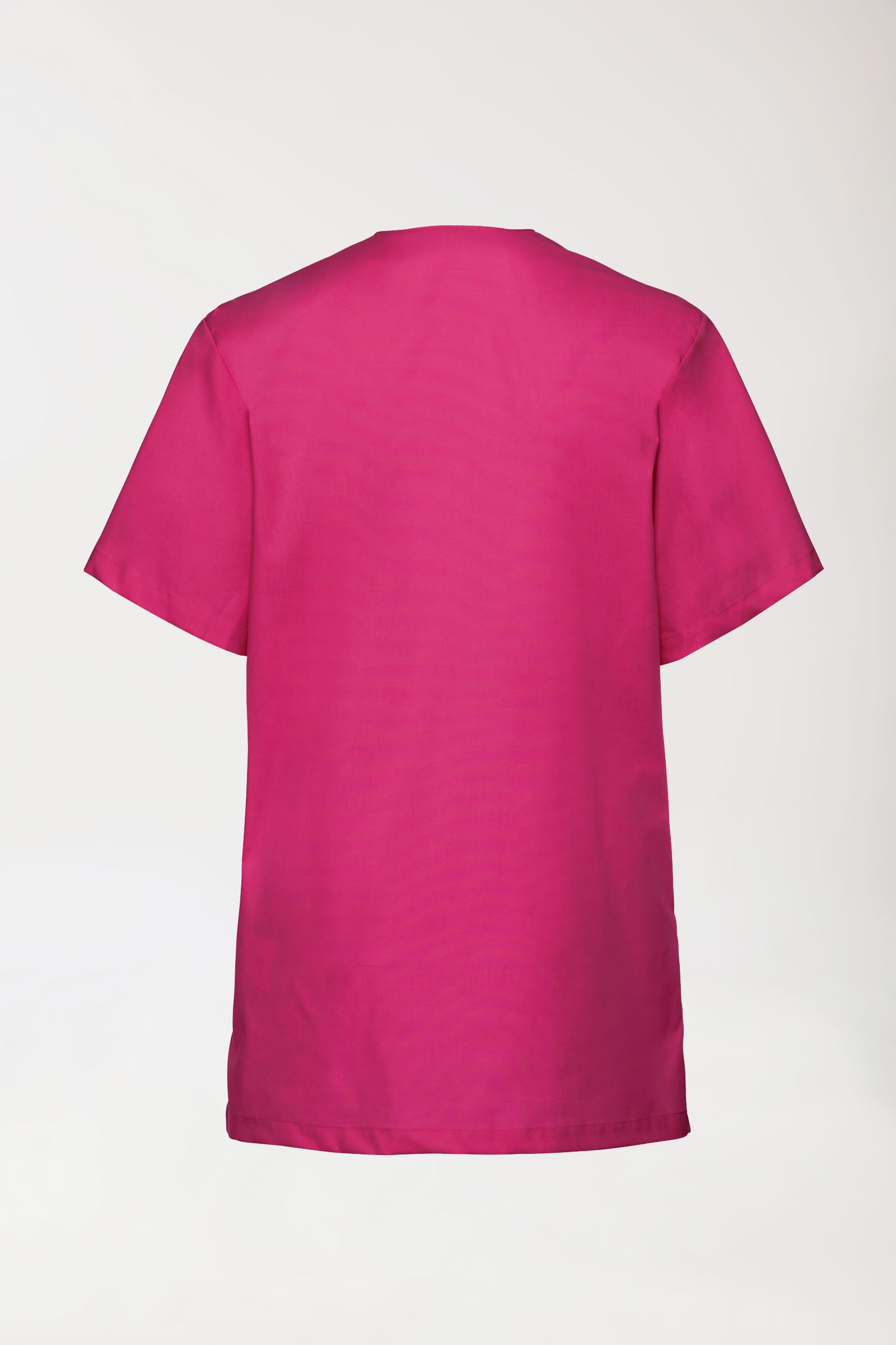 Stretch Schlupfkasack Unisex - V-Ausschnitt pink, Vue de dos 
