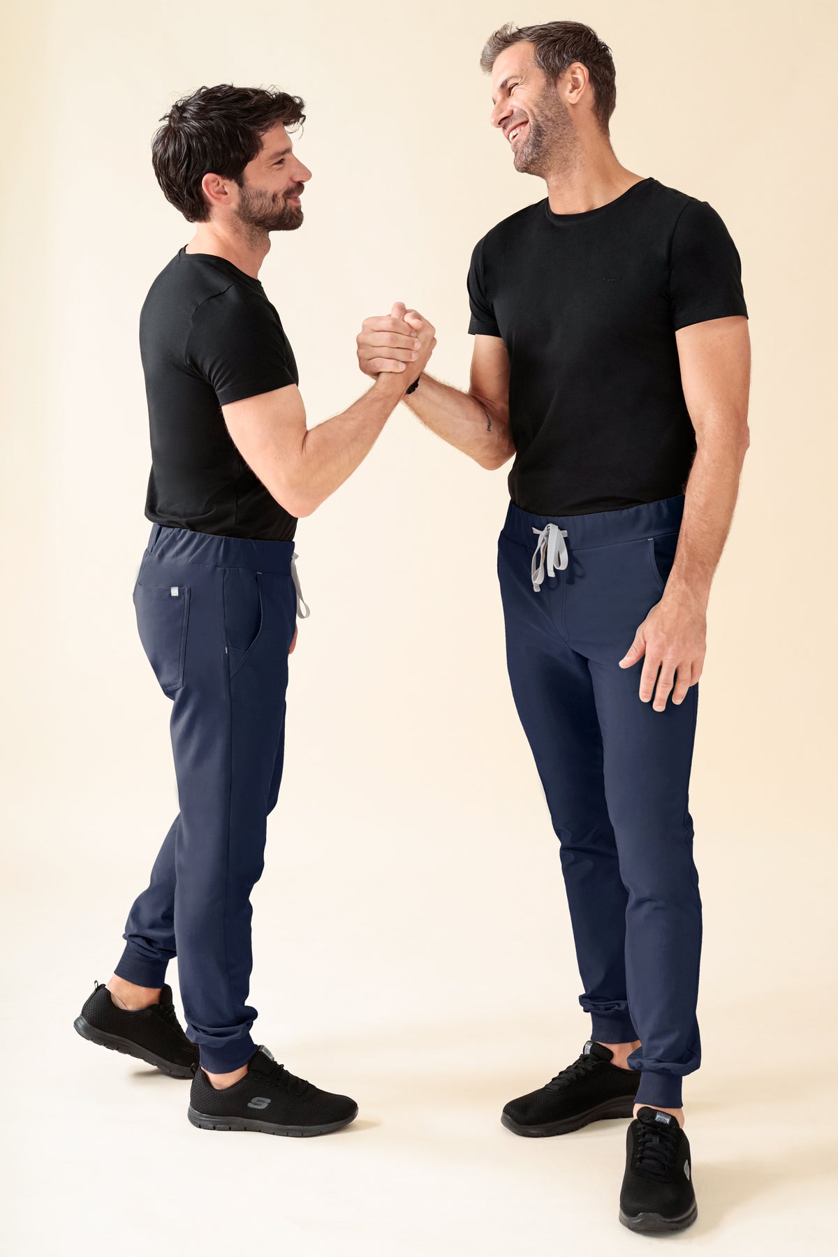 KAERE Hose Herren - Saumbündchen Kurzgr. ohne Beintaschen navy