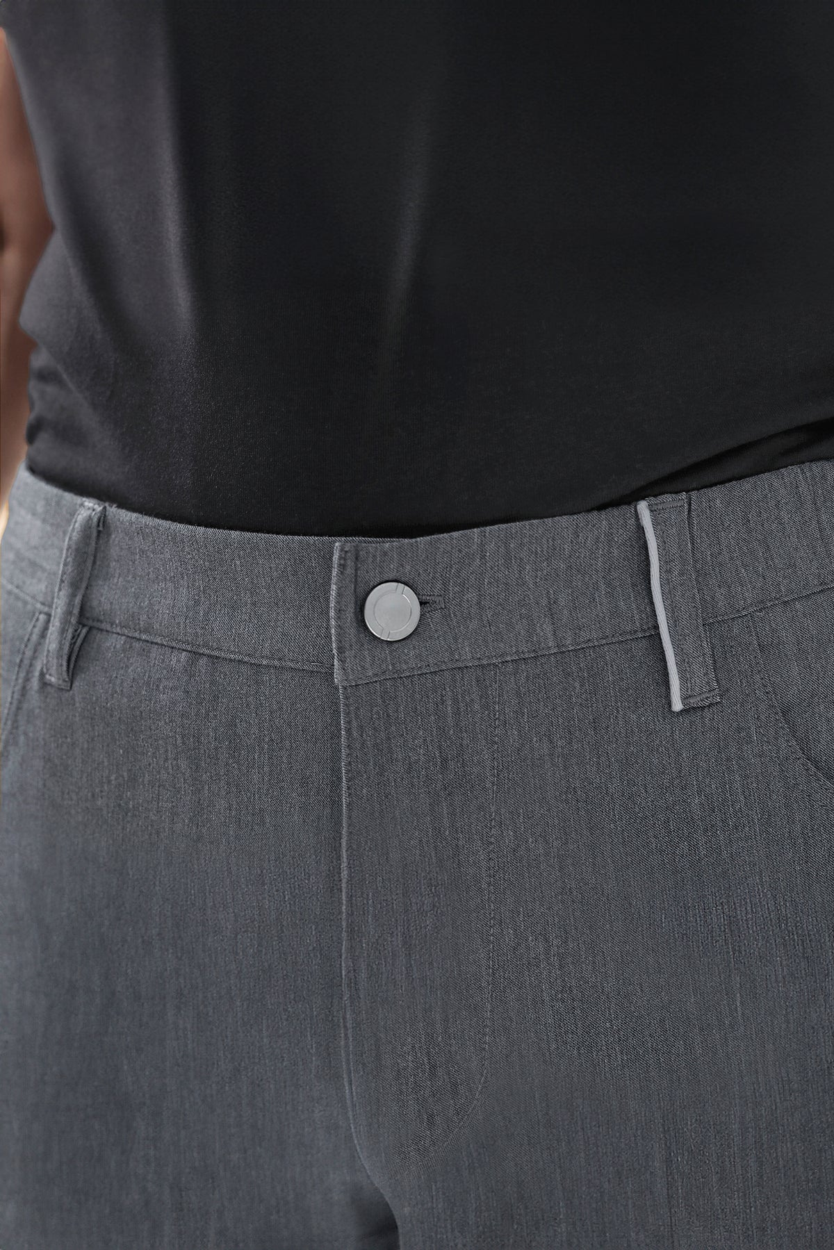 KAERE Hose Herren - 5-Pocket grau melange