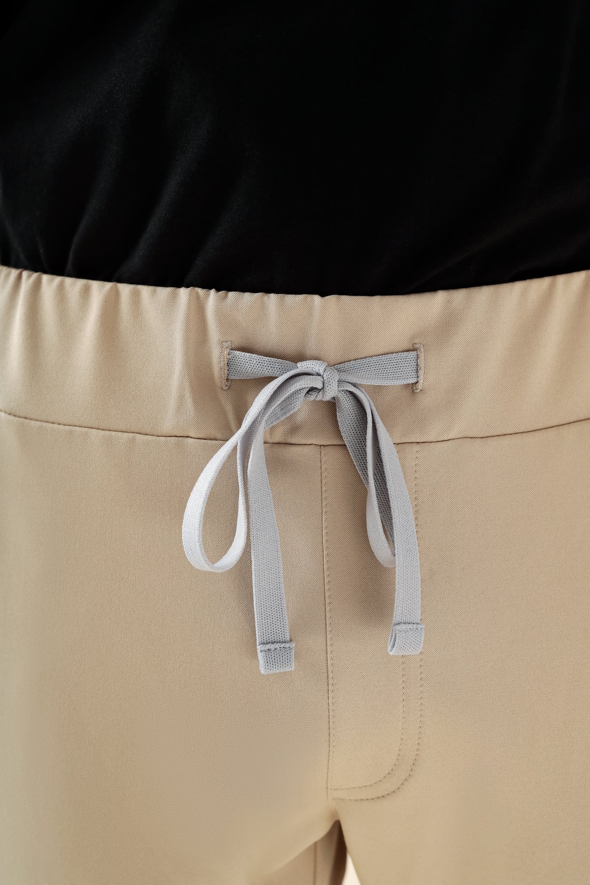 KAERE Hose Herren - Saumbündchen mit Beintaschen sand
