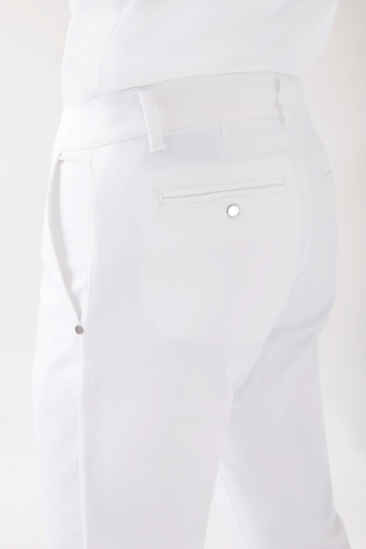 COMFY FLEX Hose Herren - Chino Style weiss