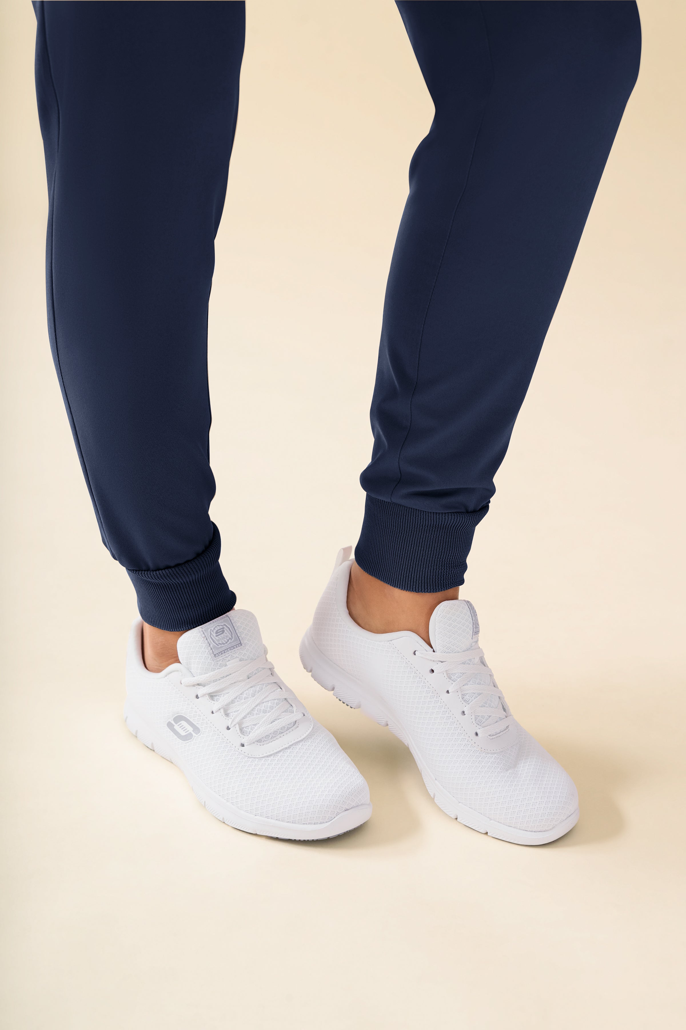 KAERE Hose Damen - Saumbündchen ohne Beintaschen navy