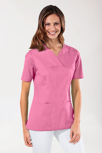 CORE Schlupfkasack Damen - Herzausschnitt rosy pink