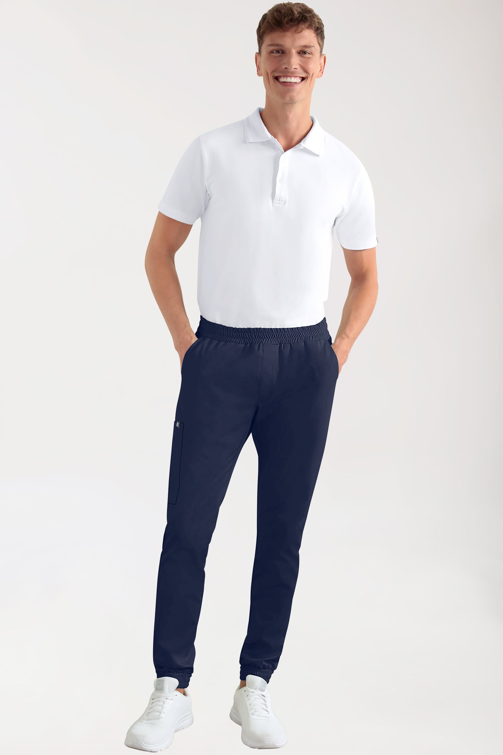 CORE Cargohose Herren - Jogpants Style navy, Vue de face 