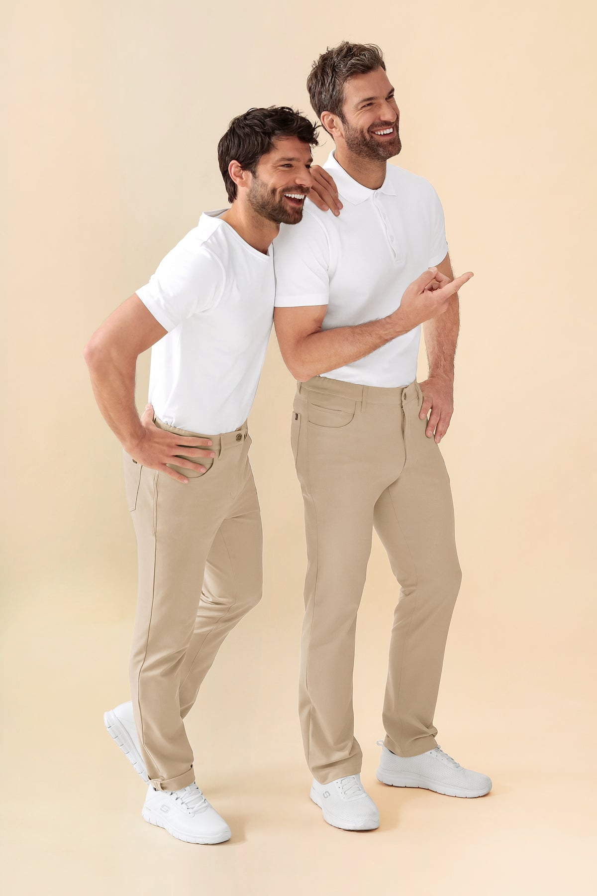 KAERE Hose Herren - 5-Pocket sand, Vorderansicht 