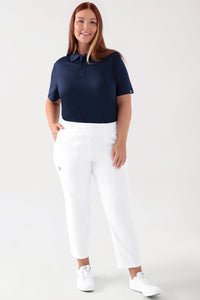 COMFY FLEX Stretch Hose Unisex - 7/8 Länge weiss