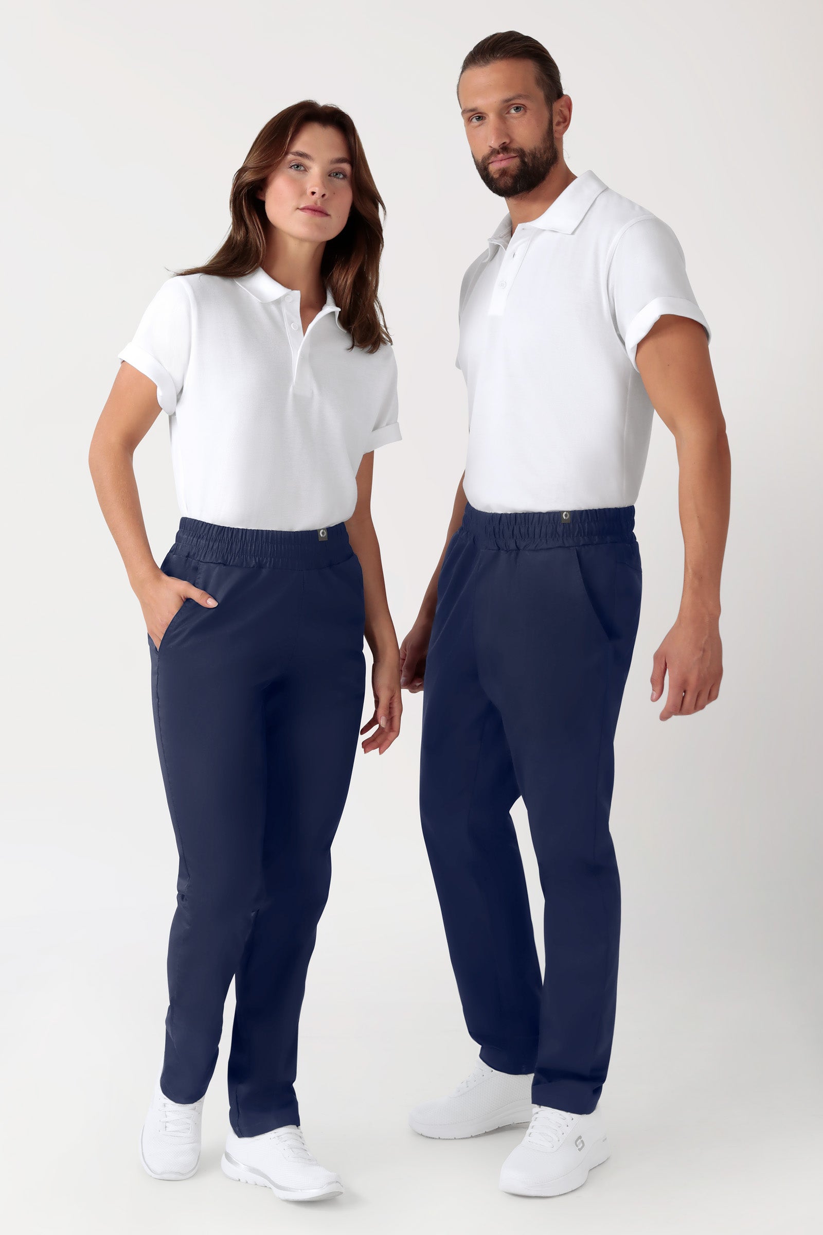 CORE Hose Unisex - hoher Bund navy, Vue de face 