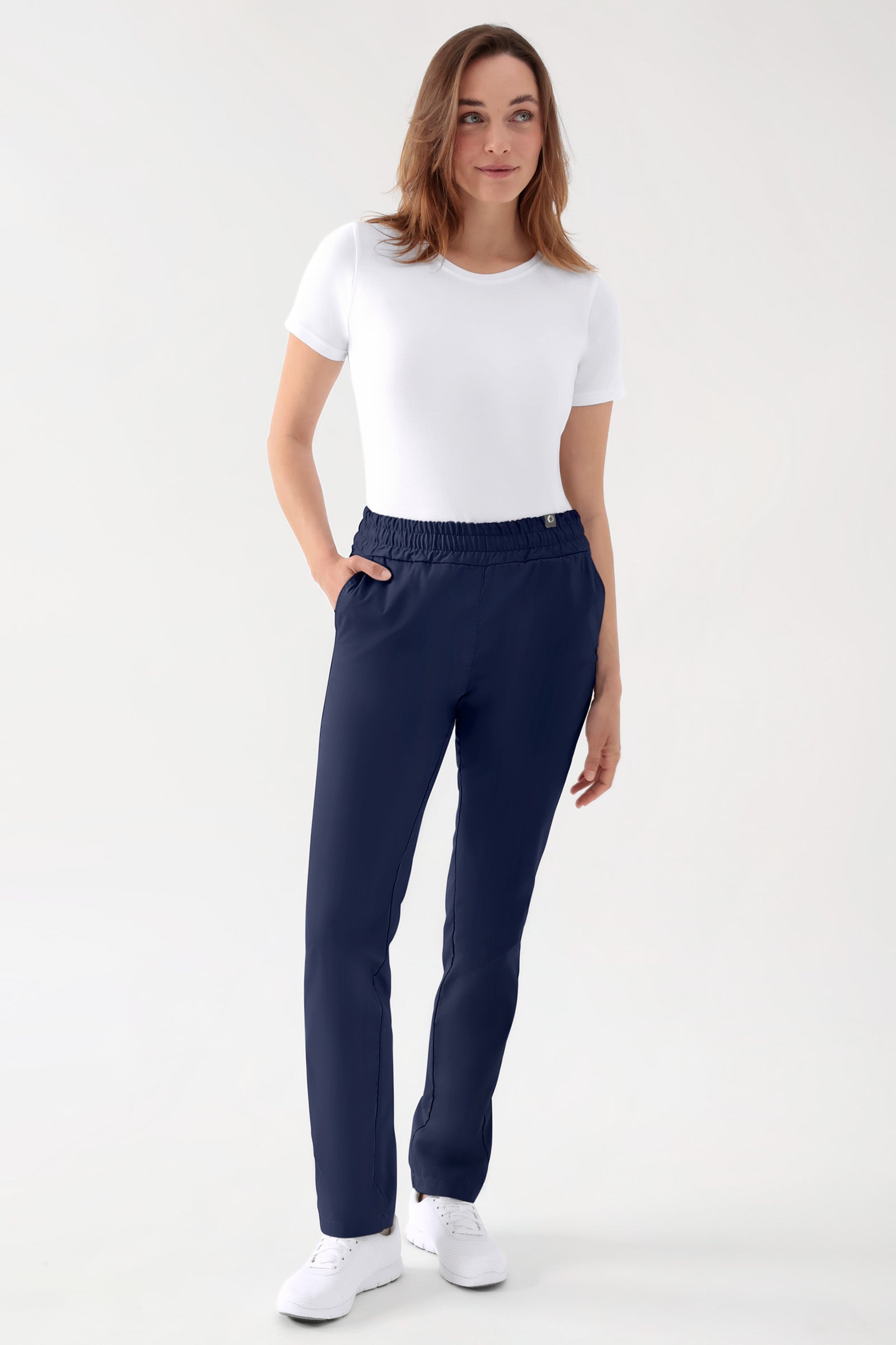 CORE Hose Unisex - hoher Bund navy, Vue de face 