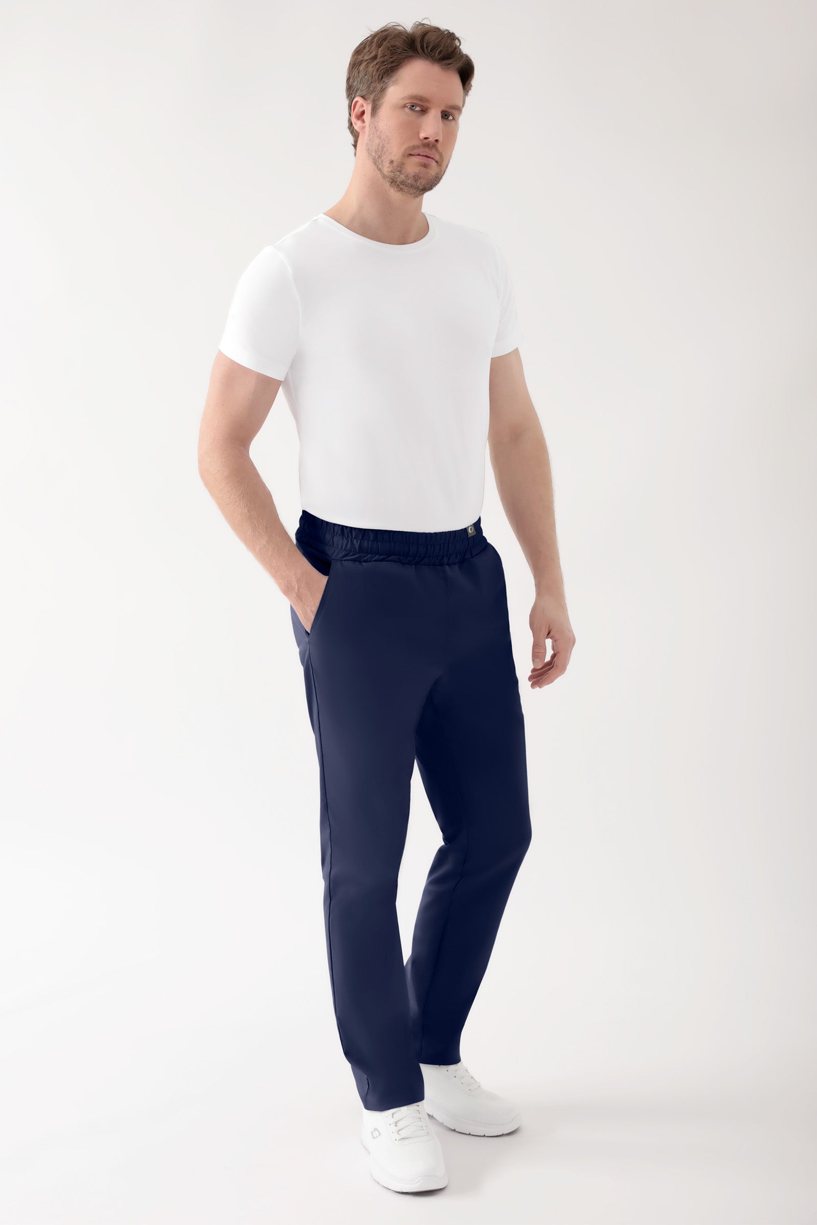 CORE Hose Unisex - hoher Bund navy, Vue de face 