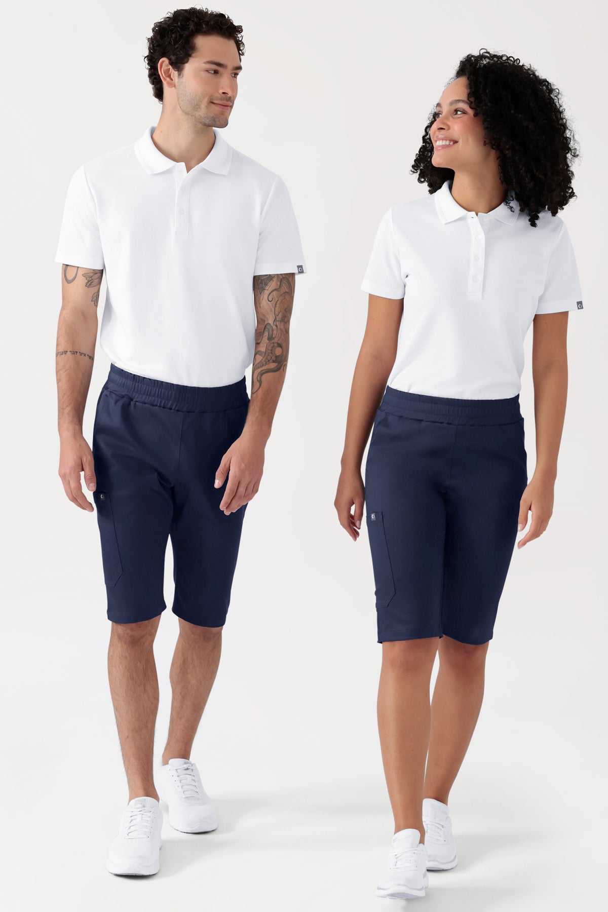 COMFY FLEX Stretch Hose Unisex - Bermuda navy, Vue de face 