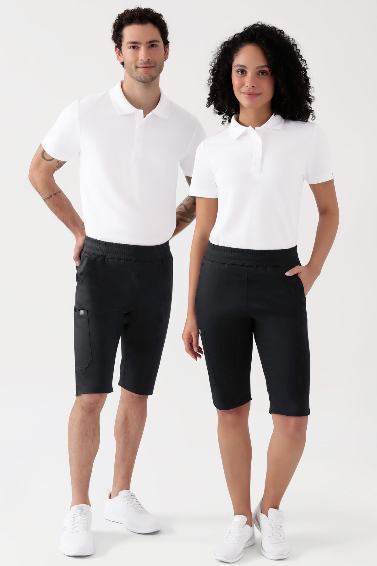 COMFY FLEX Stretch Hose Unisex - Bermuda schwarz, Vue de face 