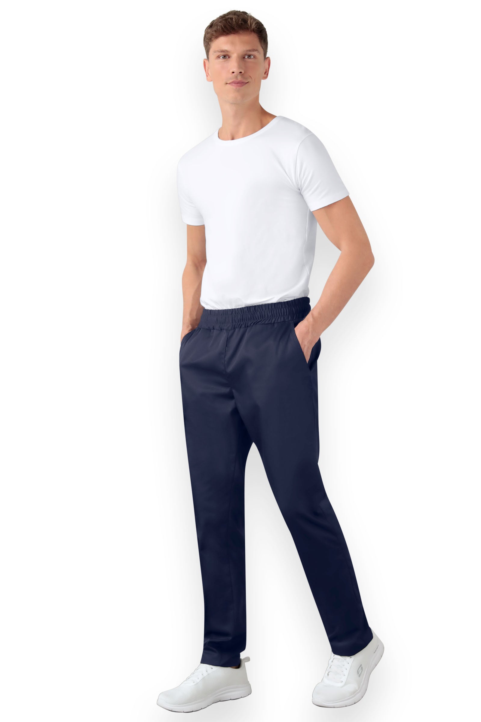 Hose Unisex - hoher Bund tinte, Vue de face 