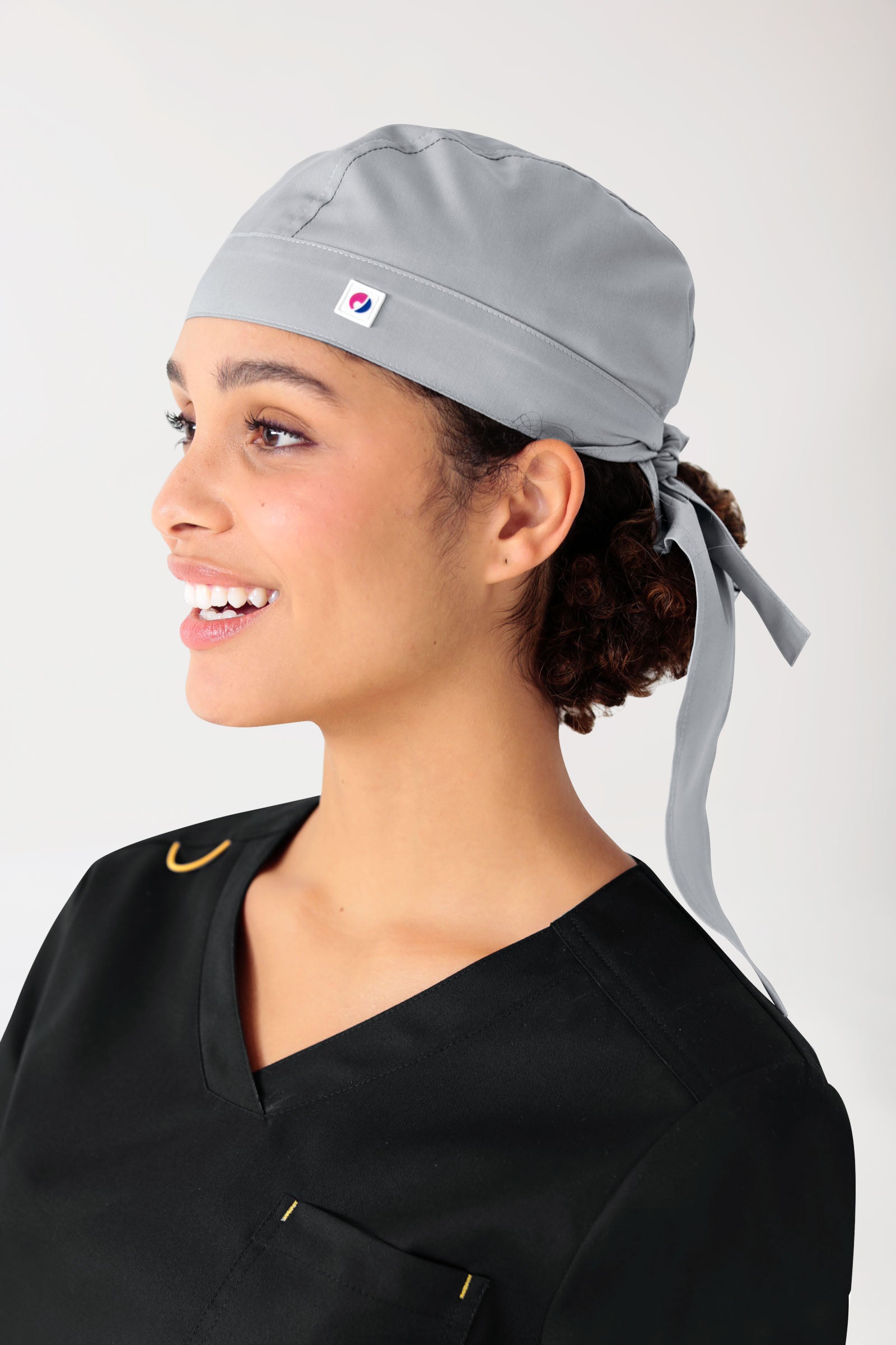 JUST STRONG Bandana Kopftuch Unisex grau, Vue de face 