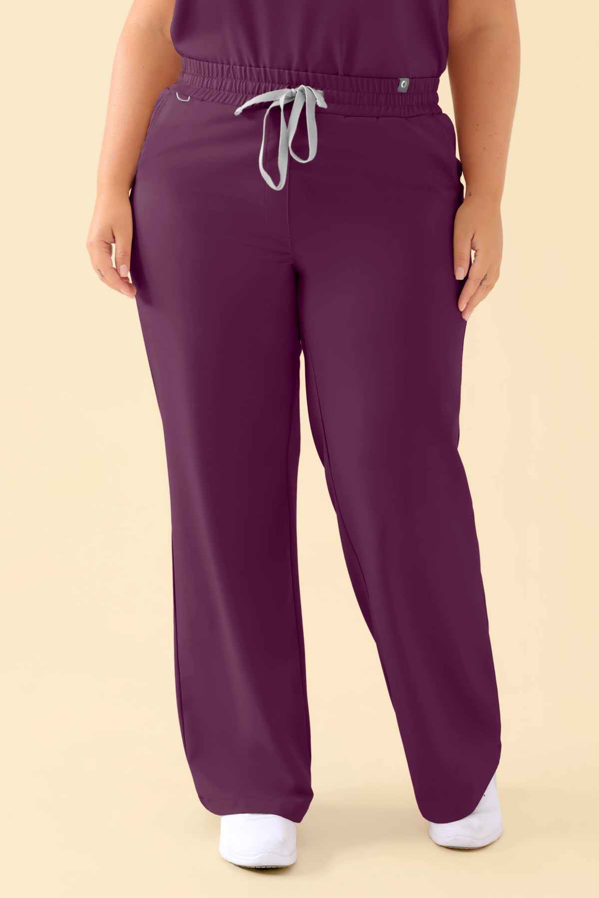 KAERE Hose Damen - weites Bein pflaume, Vue de face 