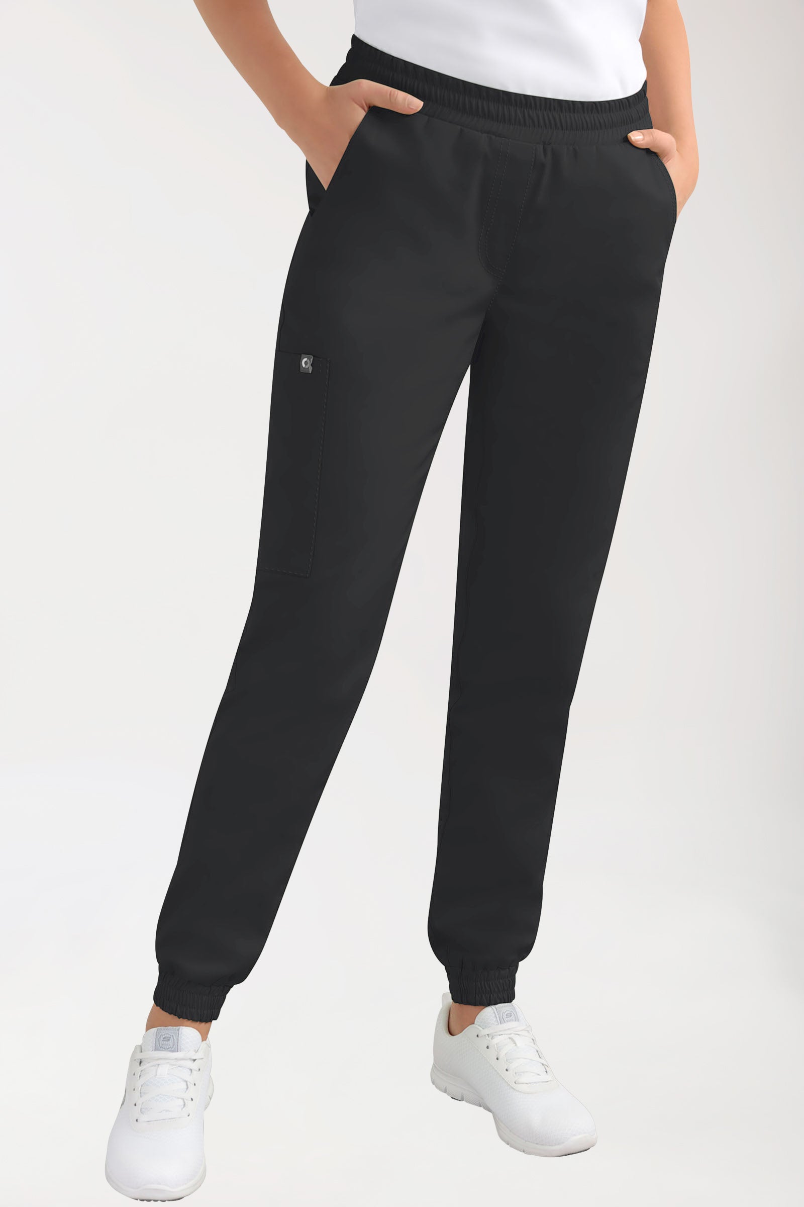CORE Cargohose Damen - Jogpants Style schwarz, Vue de face 