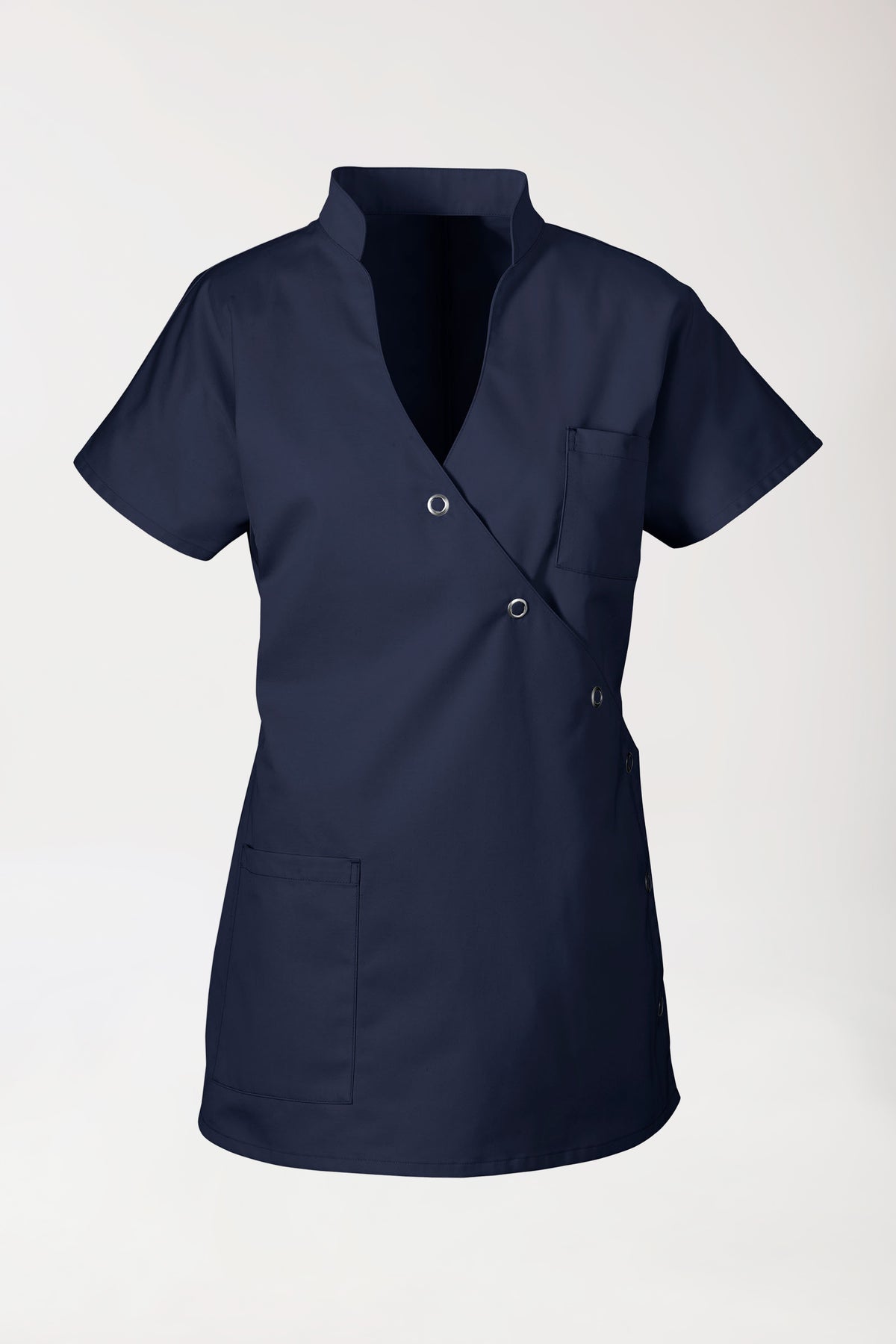 JUST STRONG Kasack Damen - Druckknopfleiste navy, Vue de face 