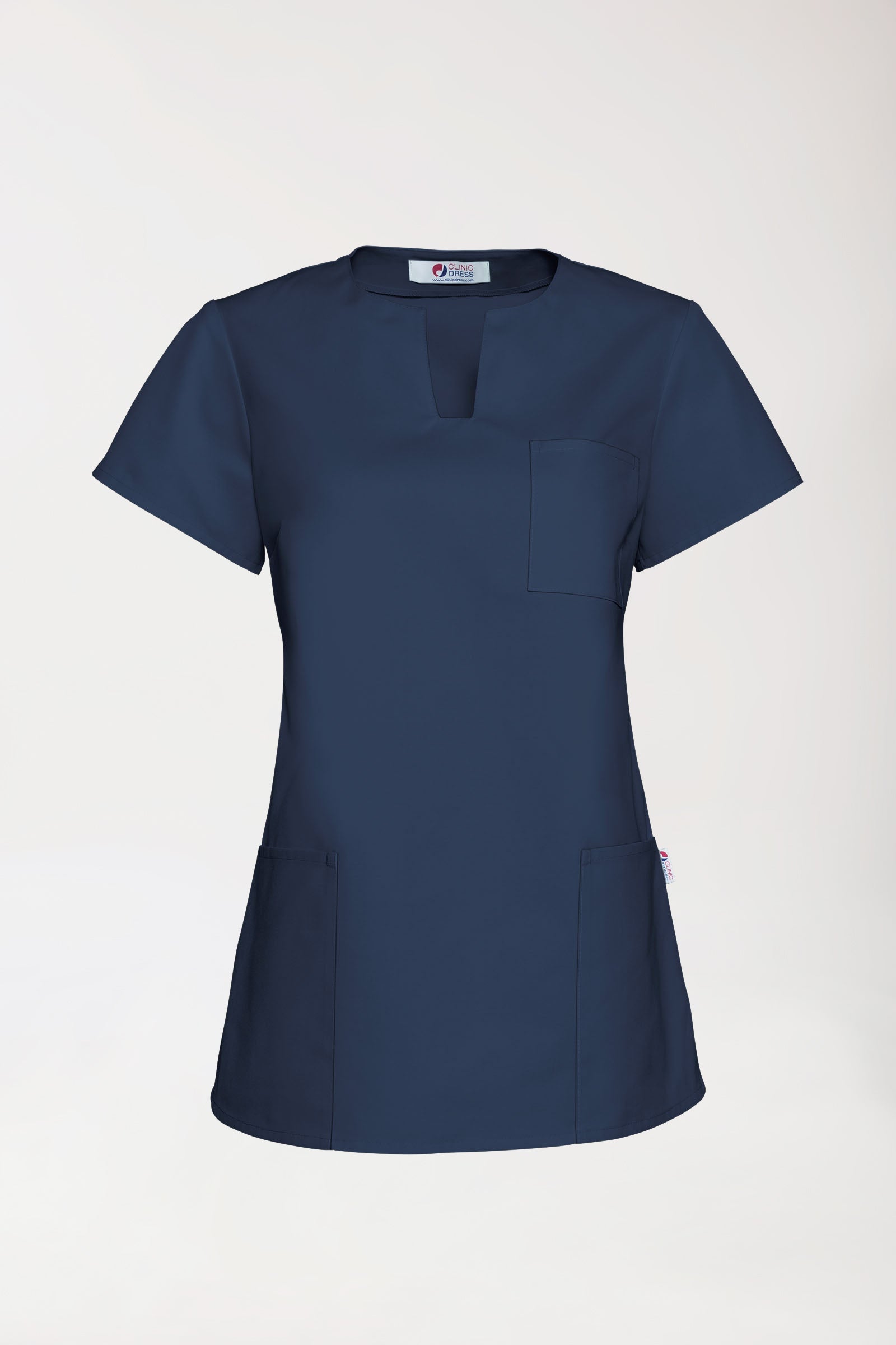 JUST STRONG Schlupfkasack Damen - eckiger Ausschnitt navy, Vue de face 