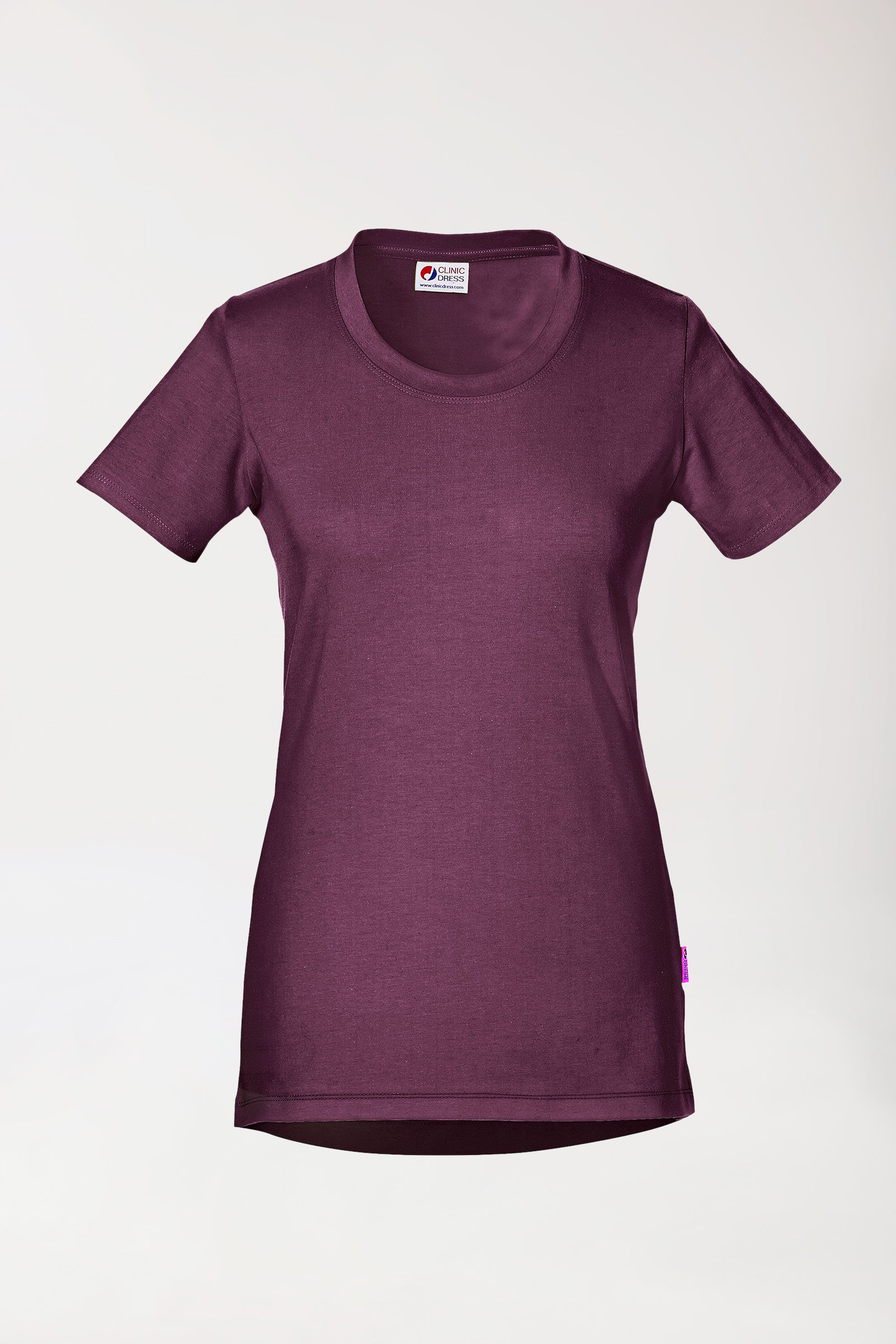 CORE Shirt Damen - Rundhals pflaume, Vue de face 