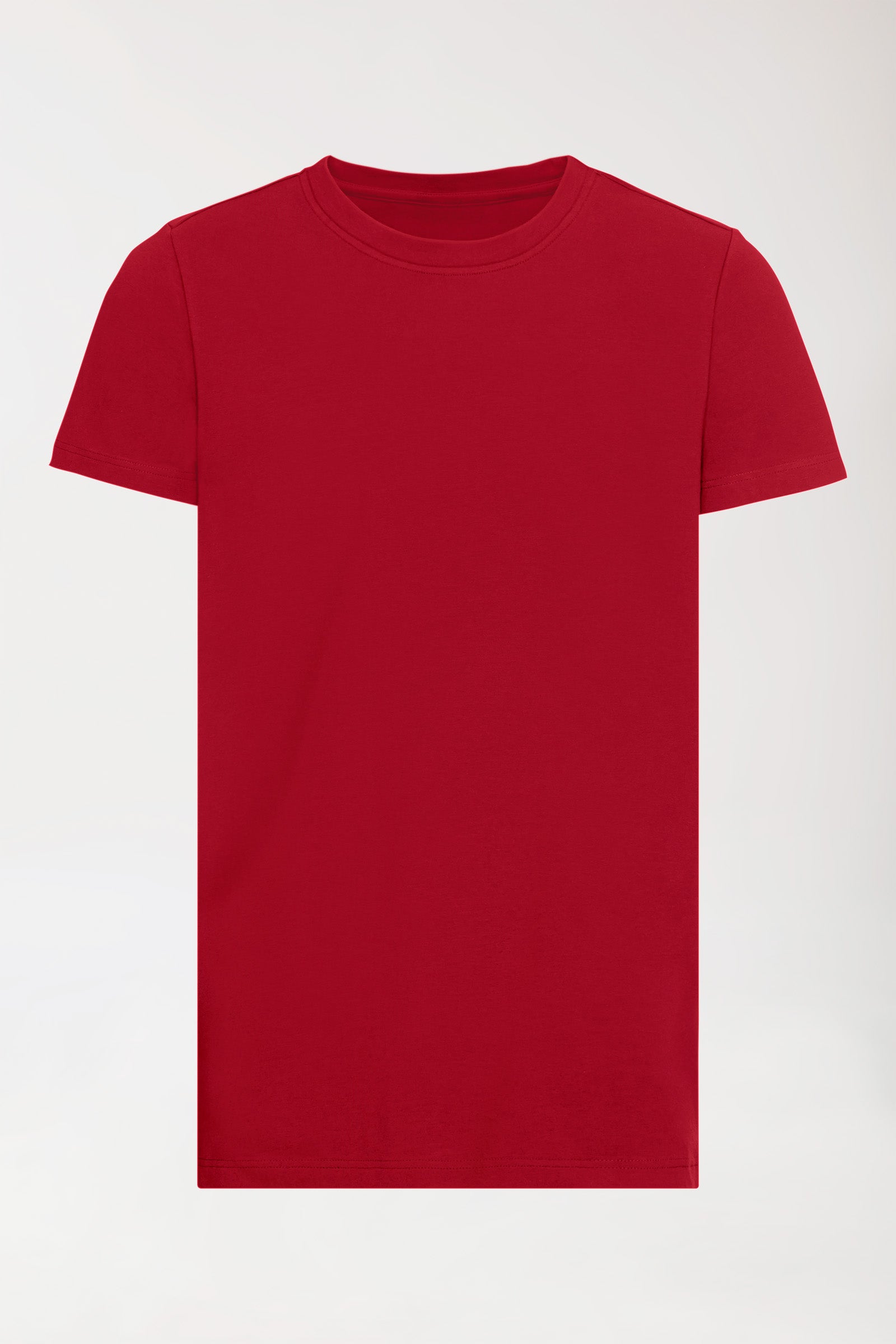CORE Shirt Herren - Rundhalsausschnitt rot, Vue de face 