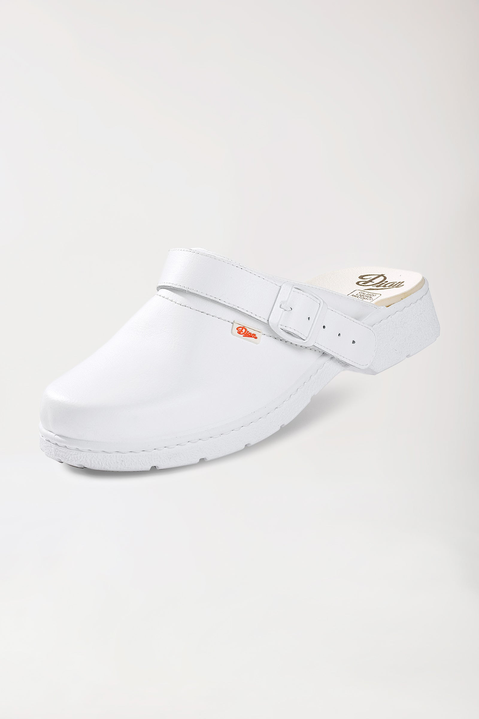 Berufsclog Weiss Gepolstert Unisex, Vorderansicht 