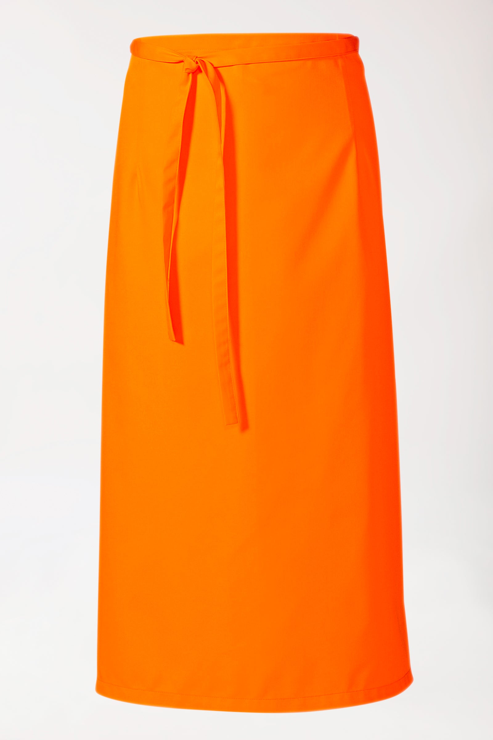 Gastro Bistroschürze Unisex - Einheitsgrösse orange, Vorderansicht 