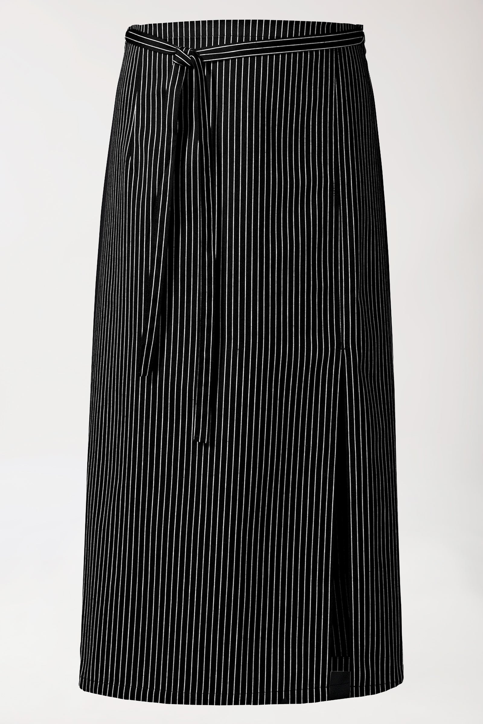 Gastro Bistroschürze Unisex - Einheitsgrösse schwarz/weiss, Vue de face 