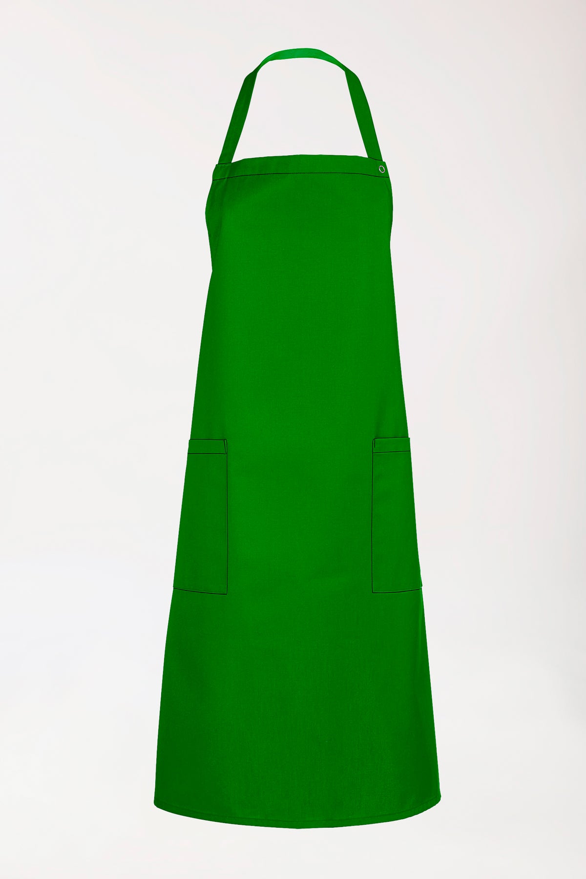 Gastro Latzschürze Unisex - Einheitsgrösse grün, Vue de face 