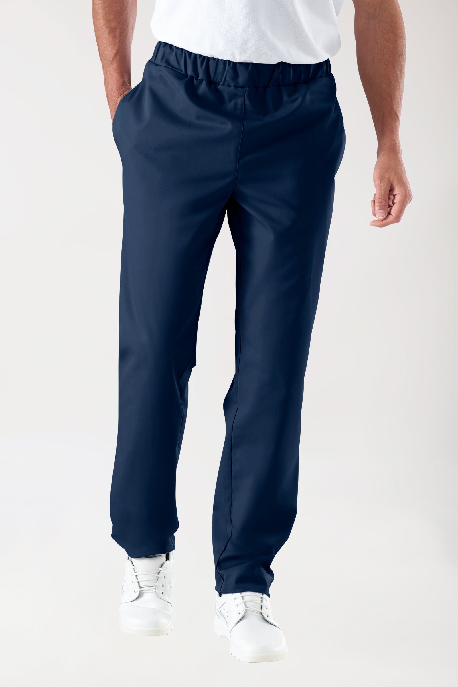 JUST STRONG Hose Unisex - Gummibund navy, Vue de face 