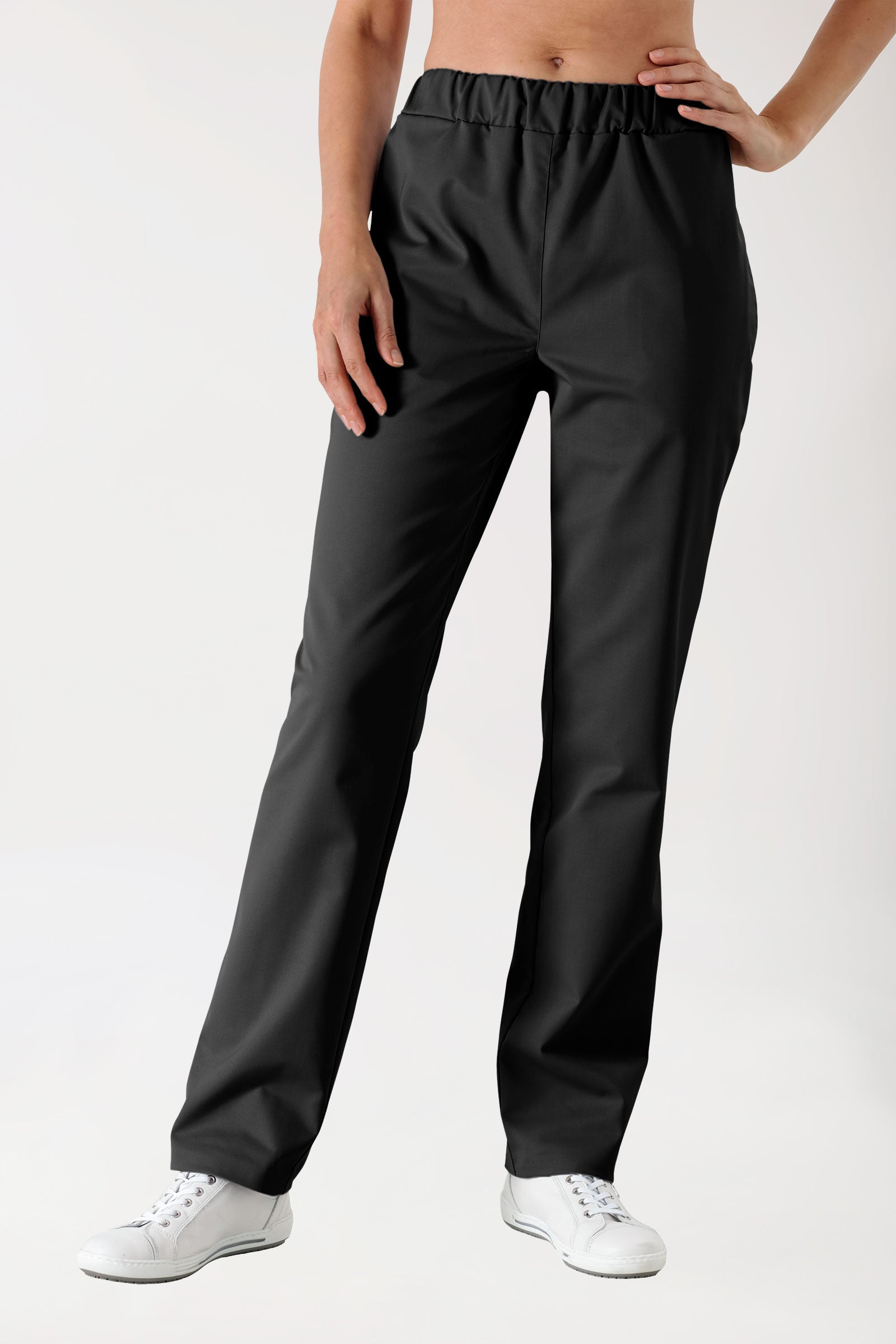 JUST STRONG Hose Unisex - Gummibund schwarz, Vorderansicht 