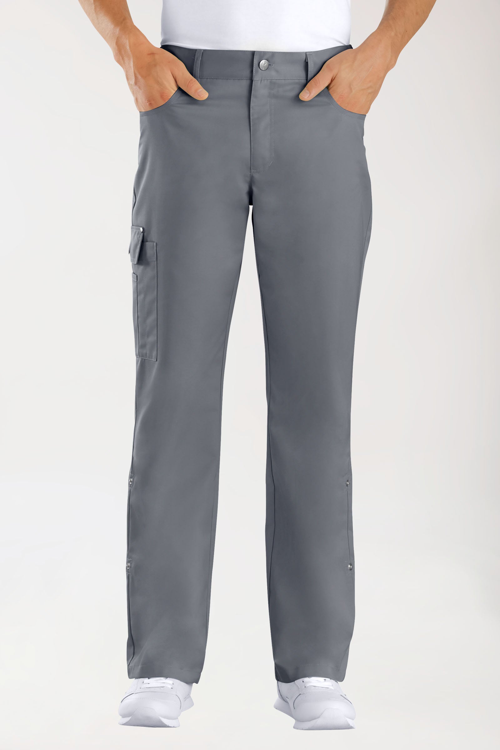 JUST STRONG Hose Unisex - Teilgummibund steingrau, Vue de face 