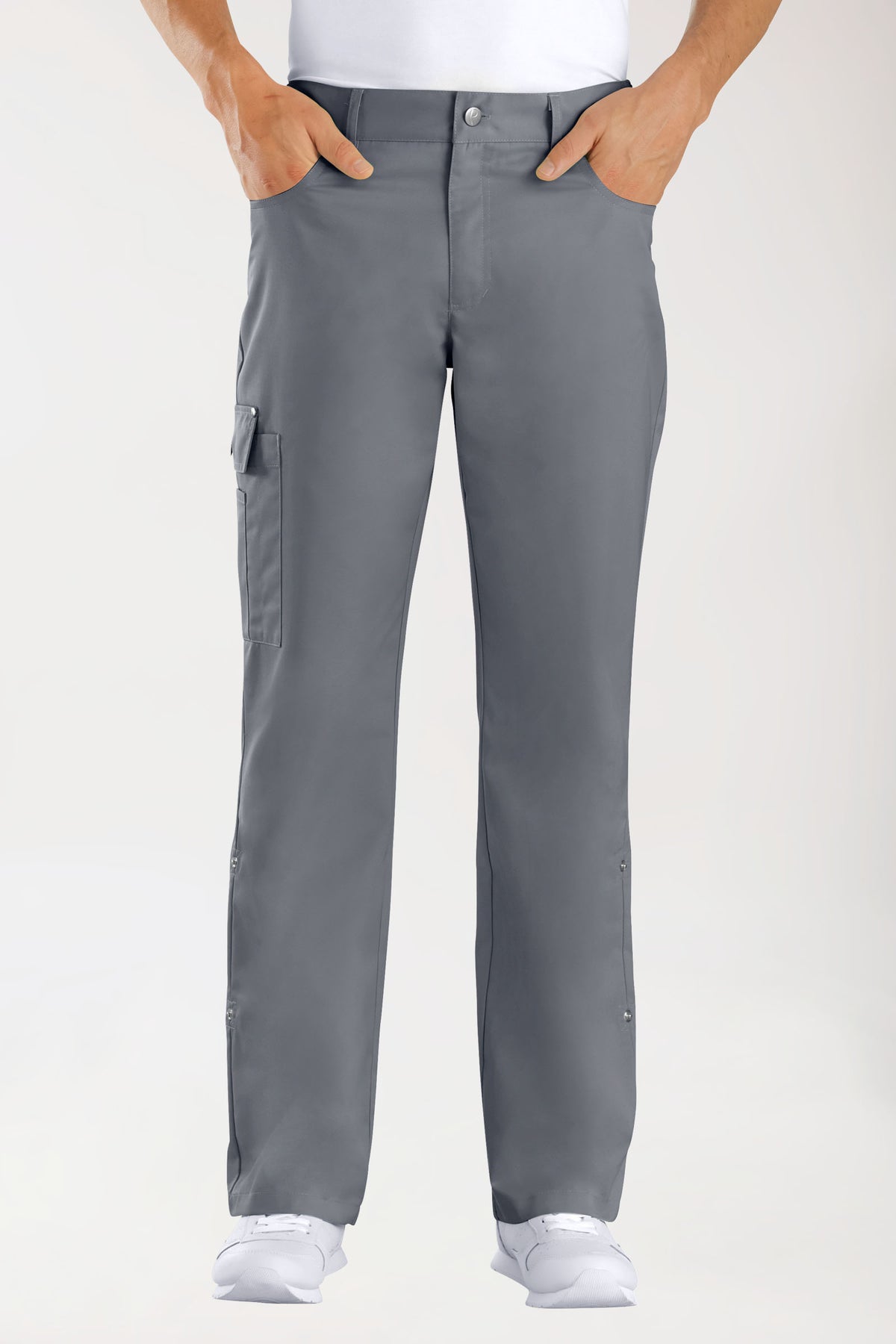 JUST STRONG Hose Unisex - Teilgummibund steingrau, Vue de face 